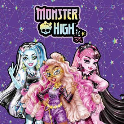 20 Guardanapos Monster High 33cm