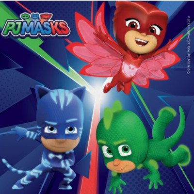 20 Guardanapos PJ Masks Azul