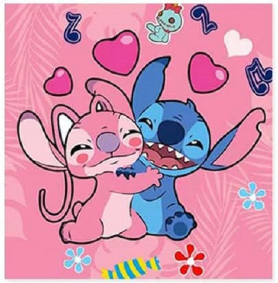 20 Guardanapos Stitch Pink