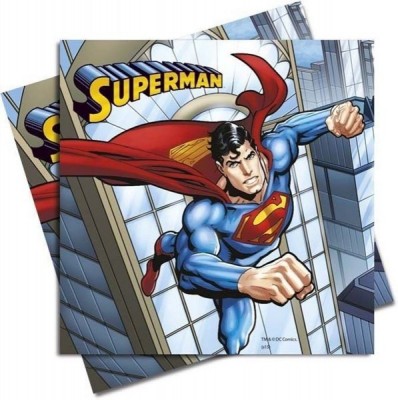 20 Guardanapos Super Homem / Superman