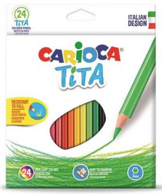 24 Lápis de Cor Carioca Tita