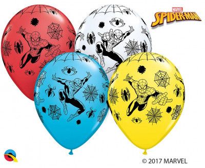 25 Balões Latex Spiderman Sortidos 11
