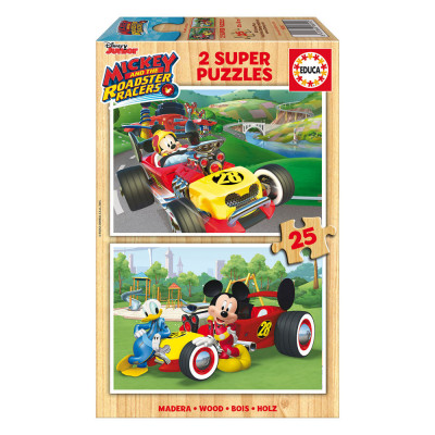 2x Super Puzzle 25 Madeira Mickey