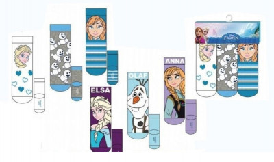 3 Meias Frozen Disney Sortidas