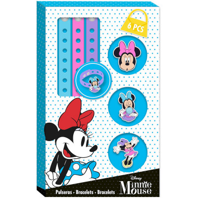 3 Pulseiras Minnie Disney