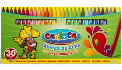 30 Lápis de Cera Carioca