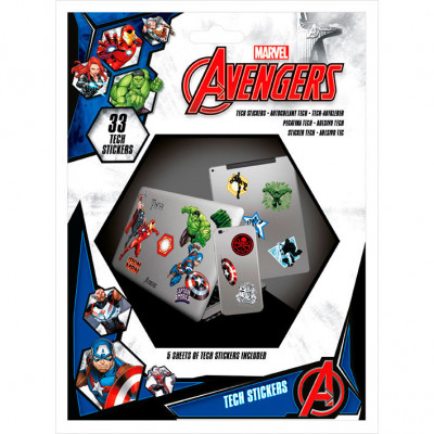 33 Autocolantes Avengers em vinil