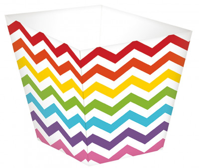 36 Mini Copos Papel Rainbow