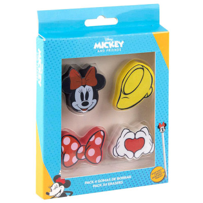 4 Borrachas Minnie Disney