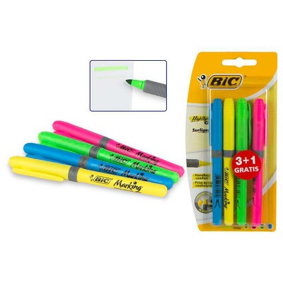 4 marcadores Bic