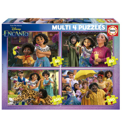 4 Multi Puzzles Encanto Disney