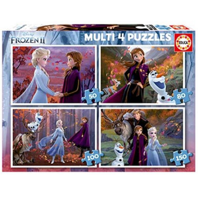 4 Multi Puzzles Frozen 2