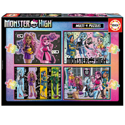 4 Multi Puzzles Monster High