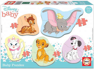 5 Baby Puzzles Animais Disney 2
