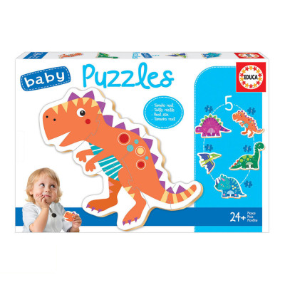 5 Baby Puzzles Dinossauros