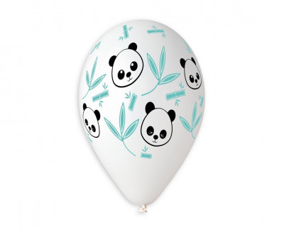 5 Balões Panda Bambu 13