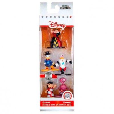 5 Figuras Nano Metalfigs Disney 4cm