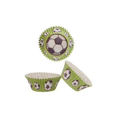 50 Formas Papel Cupcake Futebol