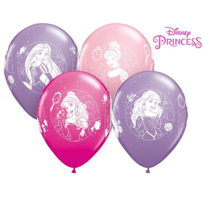 6 Balões das Princesas Disney