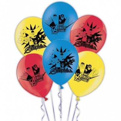 6 Balões festa Vingadores sortido