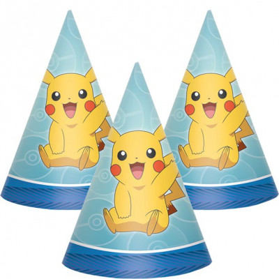 6 Chapéus Festa Pokémon