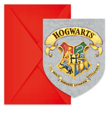 6 Convites Festa Harry Potter