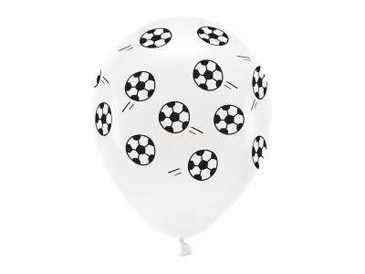 6 Eco Balões Latex Futebol