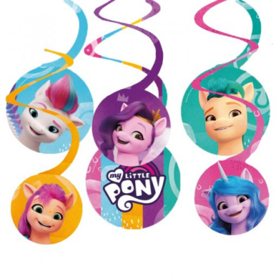 6 Espirais Decorativas My Little Pony Range