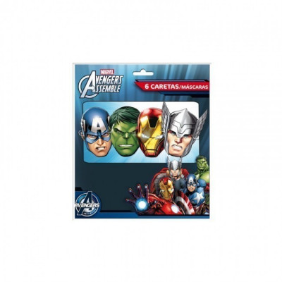 6 Máscaras dos Avengers/Vingadores