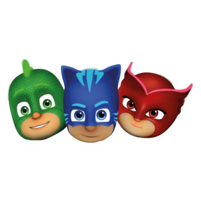 6 Máscaras Festa PJ Masks Azul