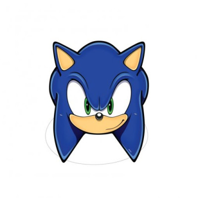 6 Máscaras Festa Sonic The Hedgehog