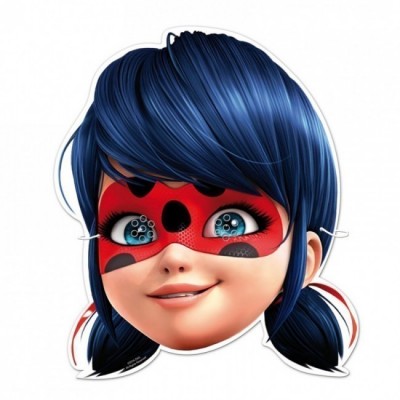 6 Máscaras Ladybug