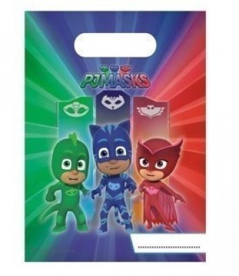 6 sacos brinde festa dos PJMasks