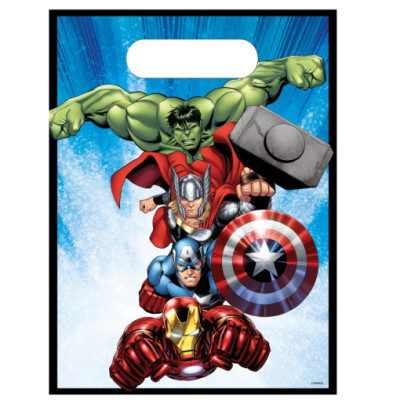 6 Sacos Brindes Avengers Evergreen