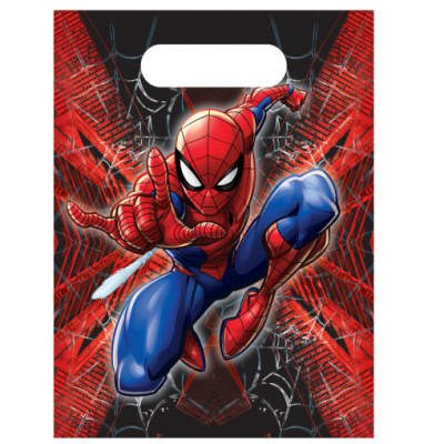 6 Sacos Brindes Spiderman World Of Web