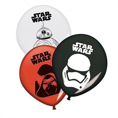 8 Balões festa Star Wars O Despertar da Força