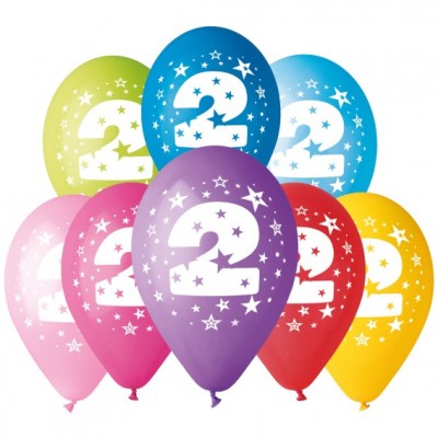 8 Balões Premium Látex Nº 2 - 30cm