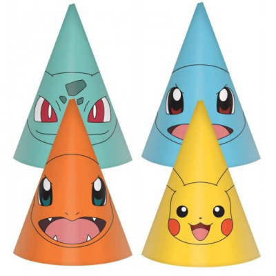 8 Chapéus Festa Pokémon