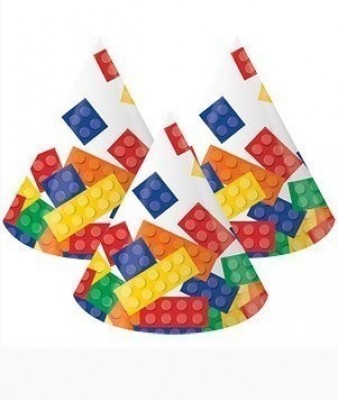 8 Chapéus Lego Party