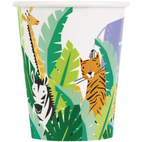 8 Copos 267ml Animal Safari 8 Copos 267ml Animal Safari