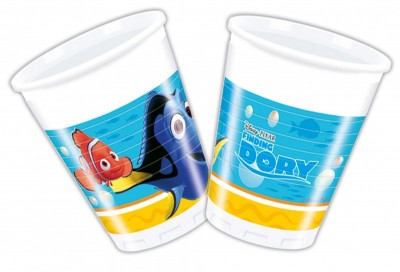 8 copos festa Disney Dory