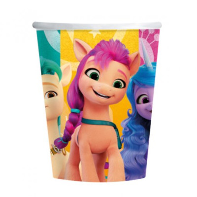 8 Copos Papel My Little Pony 250ml