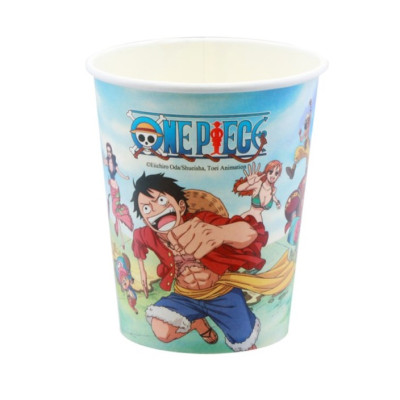 8 Copos Papel One Piece