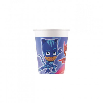 8 Copos Papel PJ Masks WM