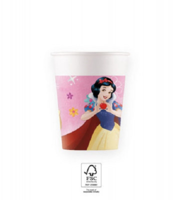 8 Copos Papel Princesas Live Your Story