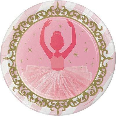 8 Pratos Ballet Twinkle Toes 23cm