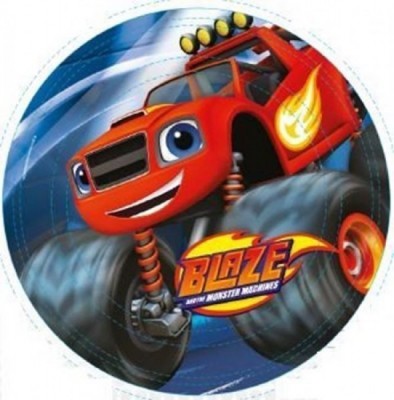 8 Pratos Blaze Monster Machines 23cm