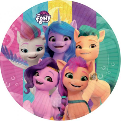 8 Pratos My Little Pony Range 23cm