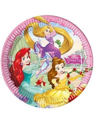 8 Pratos Princesas Disney Dreaming 23cm