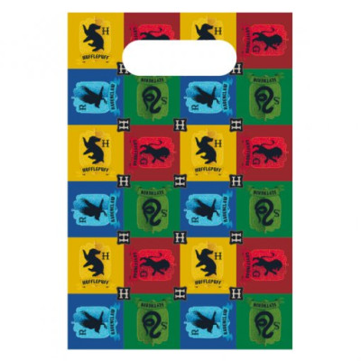 8 Sacos Brinde Harry Potter Houses